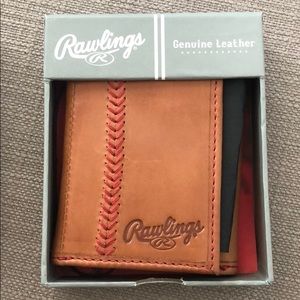 Rawlings Men’s Baseball Stitch Wallet